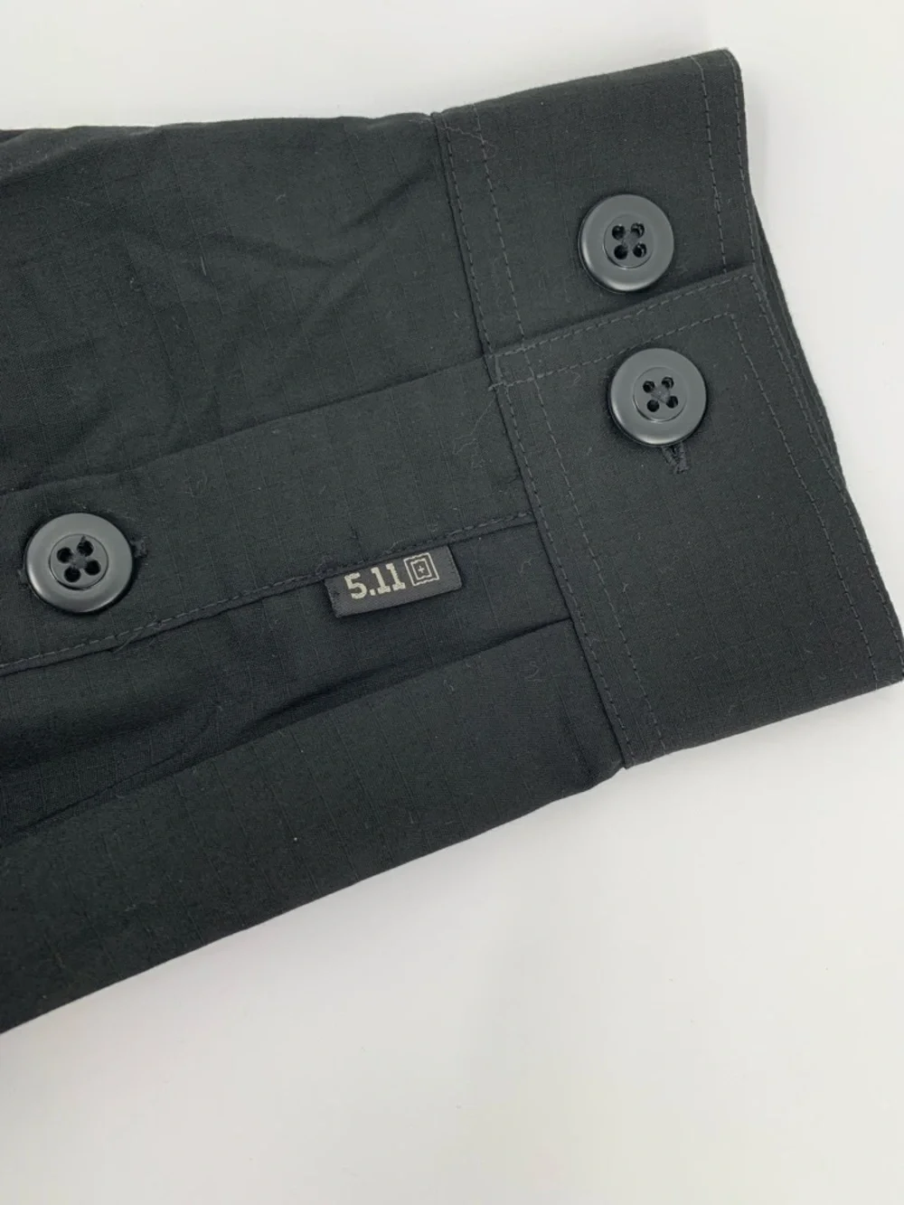 5.11 Tactical TDU Long sleeve shirt button Black ripstop men new X-Large XL